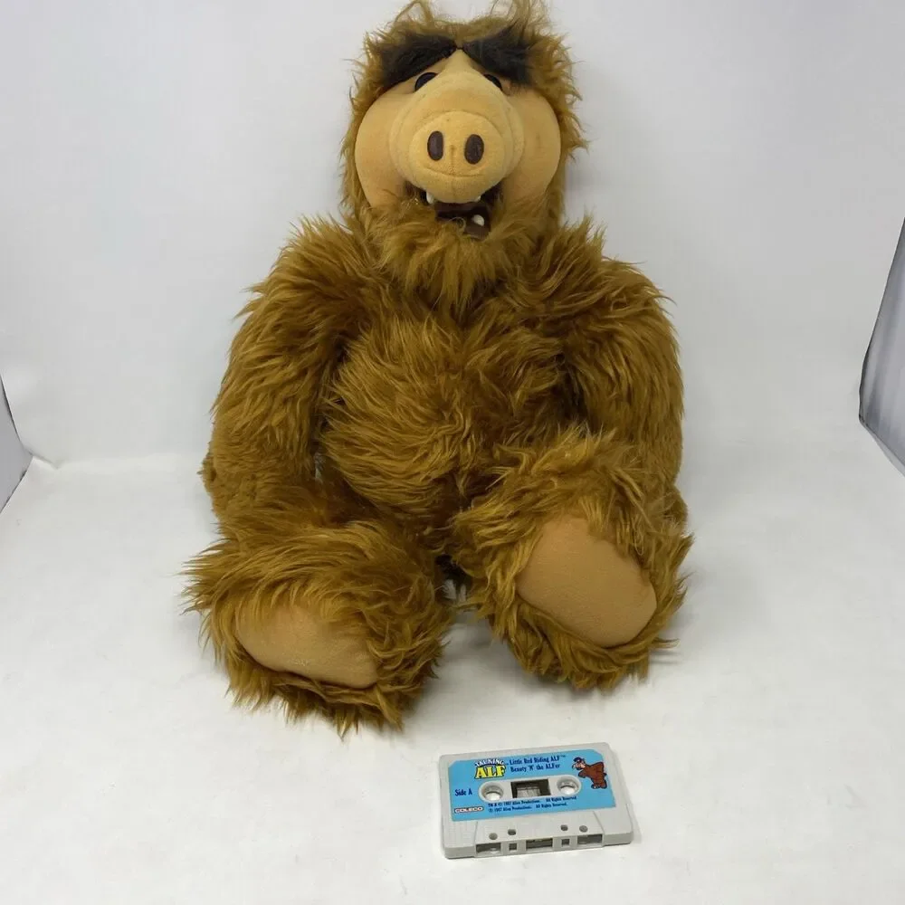 Vintage Talking ALF Story Telling Cassette Player 1987 Not Tested (Ears Missing)